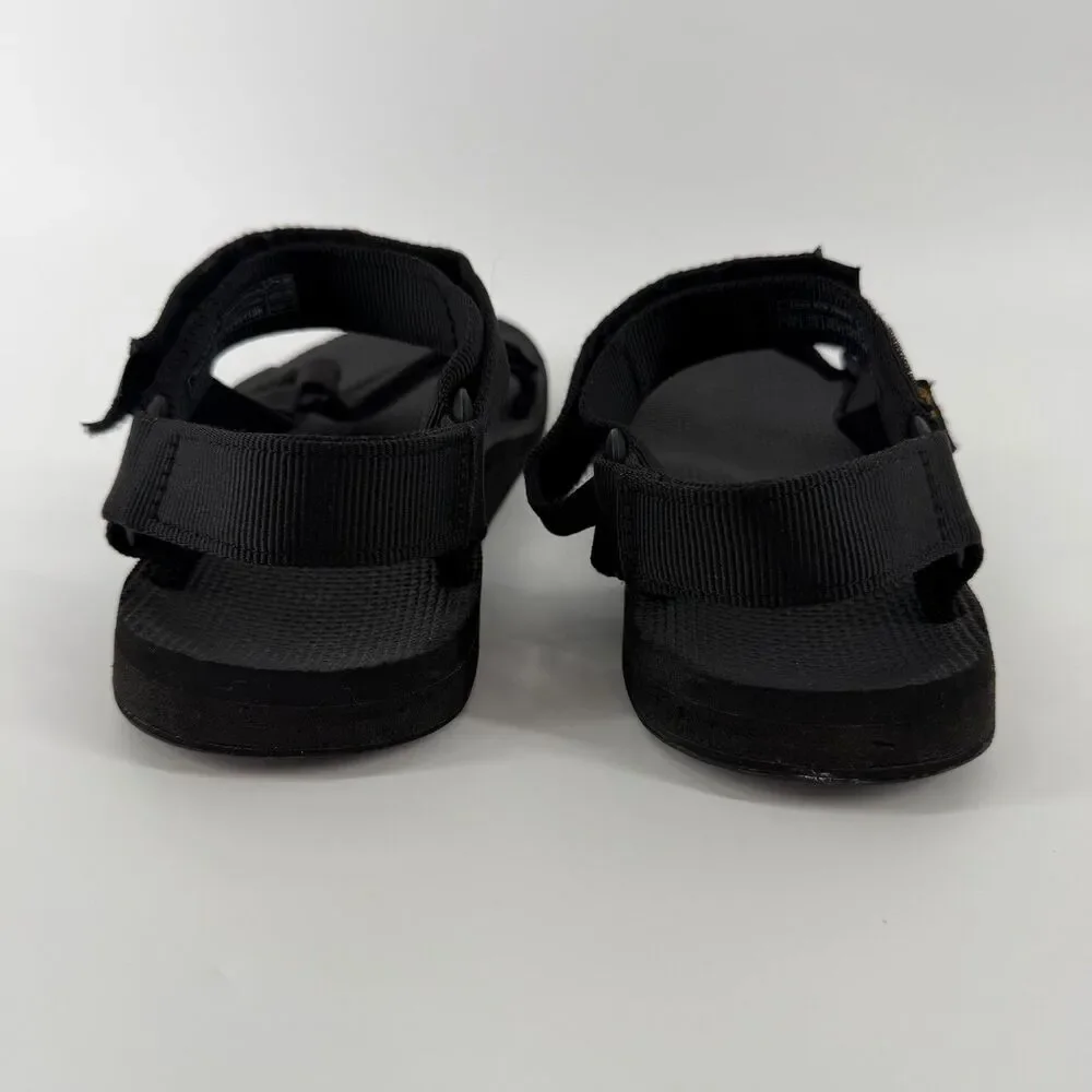 Teva Original Universal Sandals Men 10 Black Outdoor Waterproof Adjustable Strap